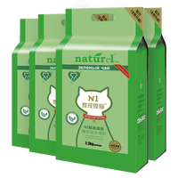 N1爱宠爱猫 甄茶系列 绿茶豆腐猫砂 2mm 2.3kg*4包