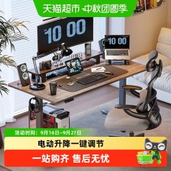 乐歌 E2S 电动升降桌 白色桌腿+白色桌板 电脑桌