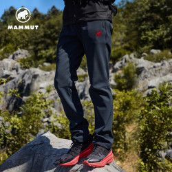 MAMMUT Clion 防风保暖抓绒软壳裤 黑色 M