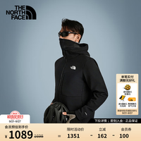 北面 防风软壳外套保暖防泼水男款24秋季|83S5 4H0/宇宙黑 XL/180