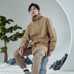 鸿星尔克 防风轻盈 男款户外风衣