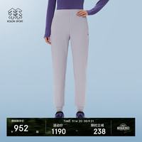 KOLON SPORT 户外休闲裤 女士接触凉感防晒UPF50+针织裤