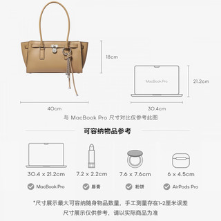 MICHAEL KORS Hamilton Moderne 小号单肩包 花生色