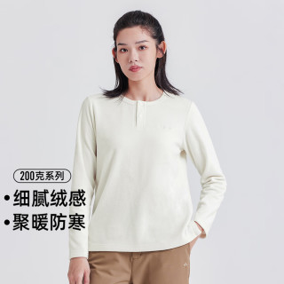拓路者 女式立领摇粒绒抓绒衣 米白 XL