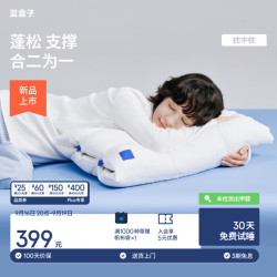 蓝盒子 枕中枕N3记忆棉枕头成人深睡枕护颈枕新品抗菌防螨慢回弹10/12cm