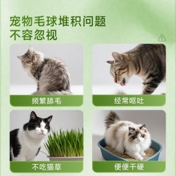 PAVISH帕维诗宠物猫草片化毛球片猫咪专用排毛冻干去毛球片化毛膏
