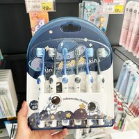 萌盈 6支 热销爆款儿童软毛牙刷3-6-12岁男女孩童学生小孩换牙期牙刷