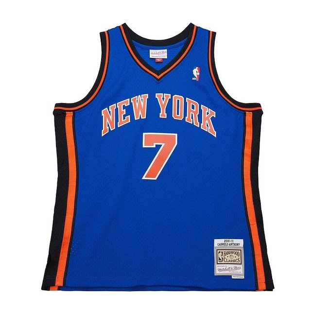 Mitchell&Ness 尼克斯队安东尼10-11赛季NBA官方MN复刻7号球衣SW球迷版
