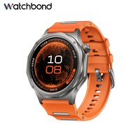 移动端：watchbond 适用OPPOwatchX3氟橡胶手表带S2竹节款腕表带X2秒变寰宇橙运动watchX智能S夏watch4pro透气3pro男