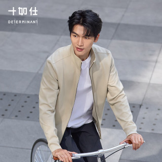 十如仕 OW05-05 肌理感轻薄 浅卡其 M 男士夹克
