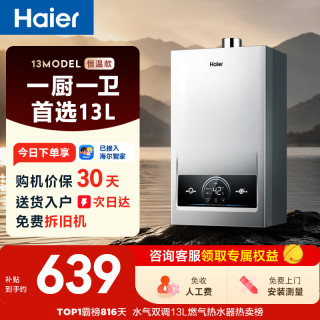 海尔 JSQ25-13MODEL(12T)U1 强排式燃气热水器 13L