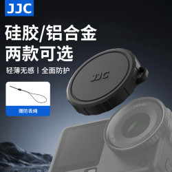 JJC 适用大疆Action6原装玻璃镜头保护盖 灵眸运动相机铝合金保护配件