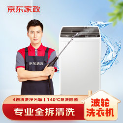 京东家政 清洗 波轮洗衣机全拆洗 家电清洗上门服务清洁保养保洁
