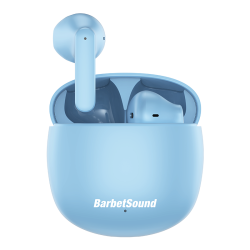 BarbetSound T83S 金标认证 天空蓝 半入耳式  蓝牙耳机 礼盒装