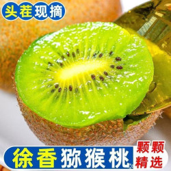 欣果时刻 陕西正宗徐香整箱当季新鲜水果猕猴桃孕妇水果包邮产地直发60-80g