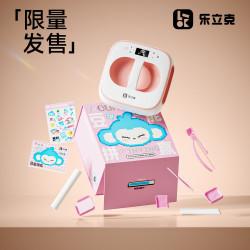 乐立克 方形拼豆烫画机精品礼盒套装送工具耗材家用DIY手工制作必备节日送礼心意之选女友礼物 雏菊白礼盒