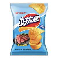 好丽友 开学季热销 好友趣 薯片 多汁牛排味 70g 好吃不腻