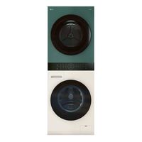 LG 13kg+10kg洗烘塔一体机FN231QH (墨玉绿/玉石白)