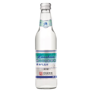 崂山矿泉 白花蛇草水草本气泡水无糖0糖0脂0卡 330ml*24瓶