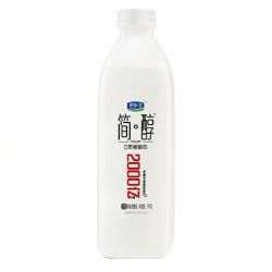君乐宝 简醇 0蔗糖 饮用型酸奶 1kg/瓶