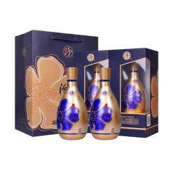 汾酒 山西杏花村汾酒53度金花十八 500ml*2瓶 礼盒装清香型白酒