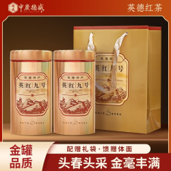 中广德盛 中秋礼品 英红九号礼罐 150g*2罐