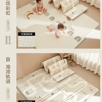 贝易 官方正品折叠爬爬垫蜂氧棉婴儿童加厚防摔宝宝客厅家用爬行垫