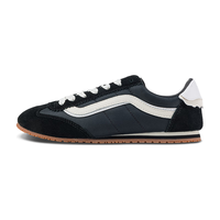 VANS Super Lowpro 黑色薄底德训T头鞋 黑色 34.5