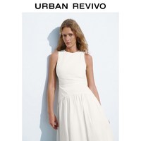 URBAN REVIVO UWM760048 拼接棉质连衣裙