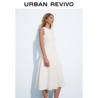 URBAN REVIVO UWM760048 拼接棉质连衣裙