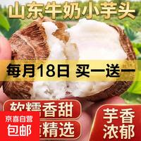 京东 正宗山东牛奶小芋头毛芋头芋艿香糯新鲜现挖蔬菜 牛奶芋头带箱2斤