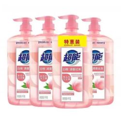 超能 白桃苏打洗洁精1KG*4瓶