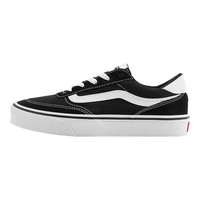 VANS范斯 Brooklyn LS黑色简约复古女鞋板鞋 黑色 37