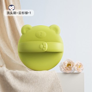 hihidefriends 婴儿洗头刷硅胶梳子宝宝去头垢洗澡用品新生儿专用神器沐浴发按摩