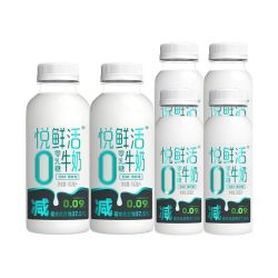 君乐宝 悦鲜活0乳糖牛奶450ml*2瓶+0乳糖260ml*4瓶