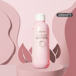 贝亲 婴儿洗发水桃子水桃叶洗护二合一泡沫宝宝洗发精沐浴露