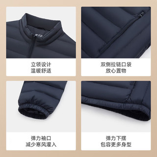 雪中飞 轻薄立领羽绒 黑夜蓝 L 175/96A 女士羽绒服