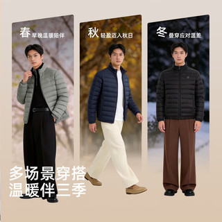 雪中飞 轻薄立领羽绒 黑夜蓝 L 175/96A 女士羽绒服