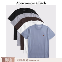 Abercrombie & Fitch 经典小麋鹿图案美式5件组合套装短袖T恤25夏季男装124