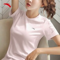 安踏 运动生活女款运动T恤针织短袖衫5105-158886