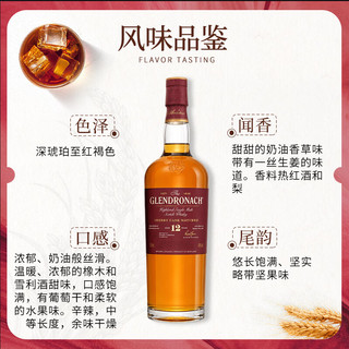 格兰多纳12年单一麦芽威士忌700ml*2瓶