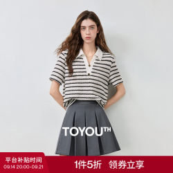 初语 老钱学院风T恤 POLO衫