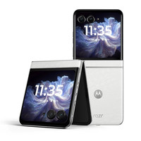 联想 moto Razr 60 AI外屏 棉花糖白 12GB+256GB 折叠手机