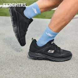 斯凯奇 秋季男子百搭复古厚底运动鞋时尚潮流舒适轻便休闲鞋跑鞋