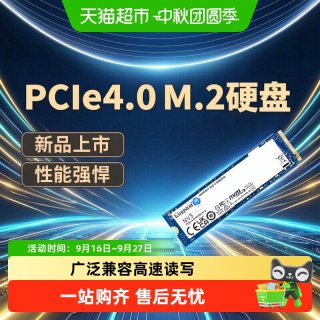 金士顿 NV2系列 SNV2S NVMe M.2 固态硬盘 500GB（PCIe 4.0）
