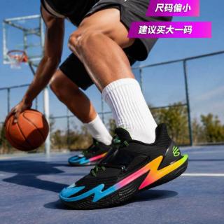 安德玛 男鞋篮球鞋低帮F OX 2-BLK实战舒适耐磨时尚训练运动鞋