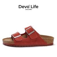 Devo Life 软木拖鞋男女同款春夏季情侣凉拖鞋 26625