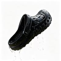 EQLZ 101 CLOGS 男生洞洞鞋 夏季新款居家涉水宽楦厚底轻便女沙滩鞋 幽灵黑