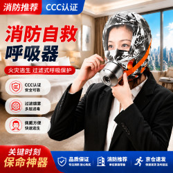 凯安宝消防面罩国家消防3C认证TZL30E过滤式消防自救呼吸器火灾逃生面具防烟防毒面罩（标准款）