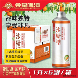 KINGSTAR 中式 精酿啤酒  沙糖桔 6L 6罐 整箱装